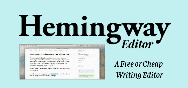Hemmingway - software for writing a book