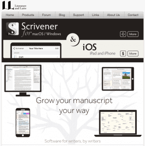 Scrivener - top writing software