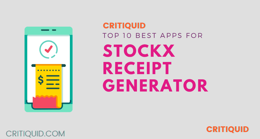Stockx Receipt Generator