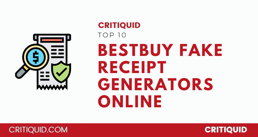 Best Buy Receipt Generator tools