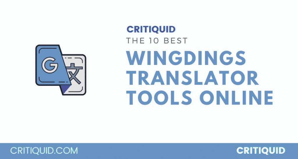 WINGDINGS TRANSLATOR