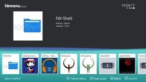 NX shell - homebrew apps for switch