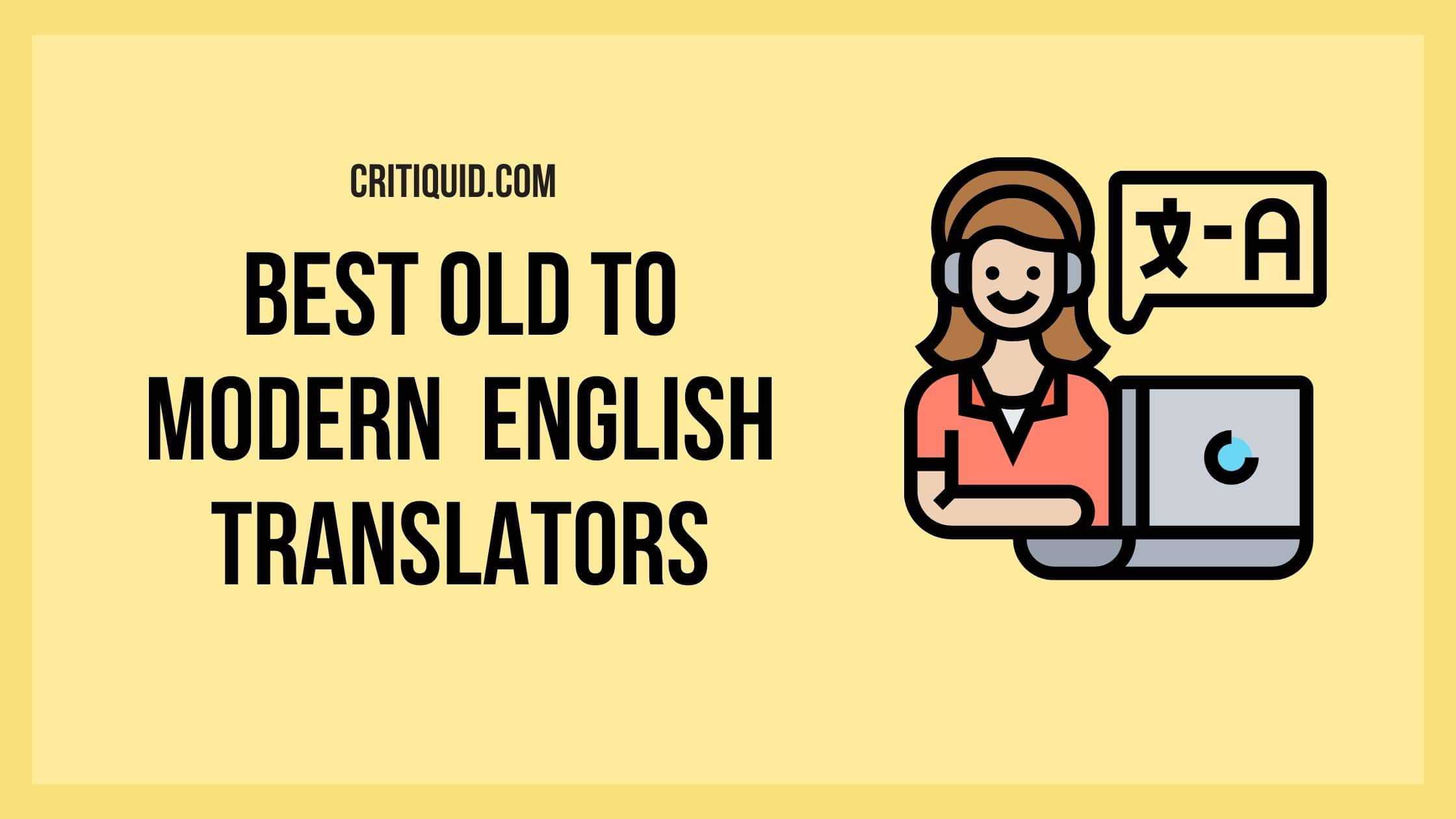 old english translator