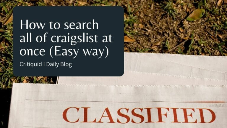 How to Search all of Craigslist at once