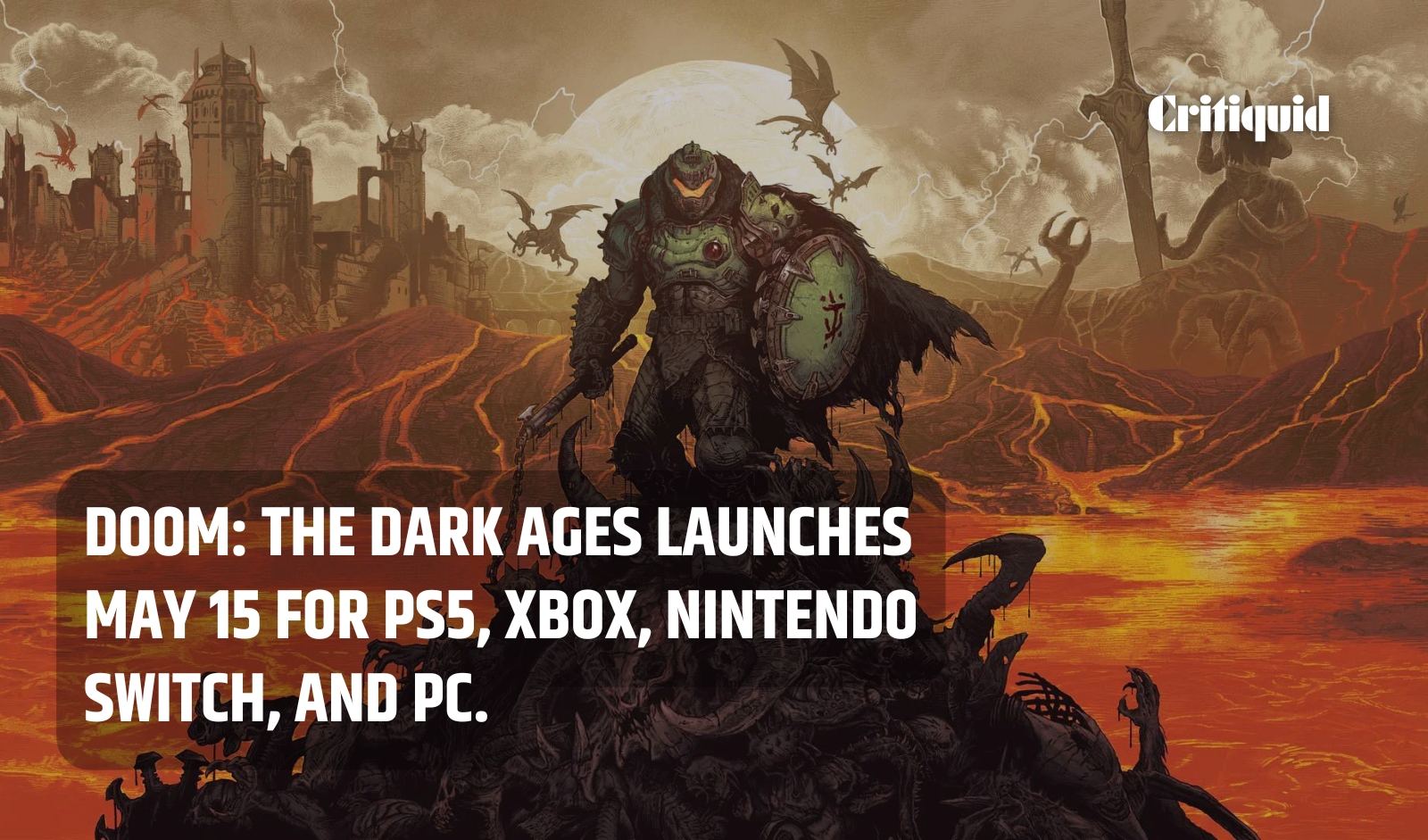 Doom The Dark Ages Launches may 15