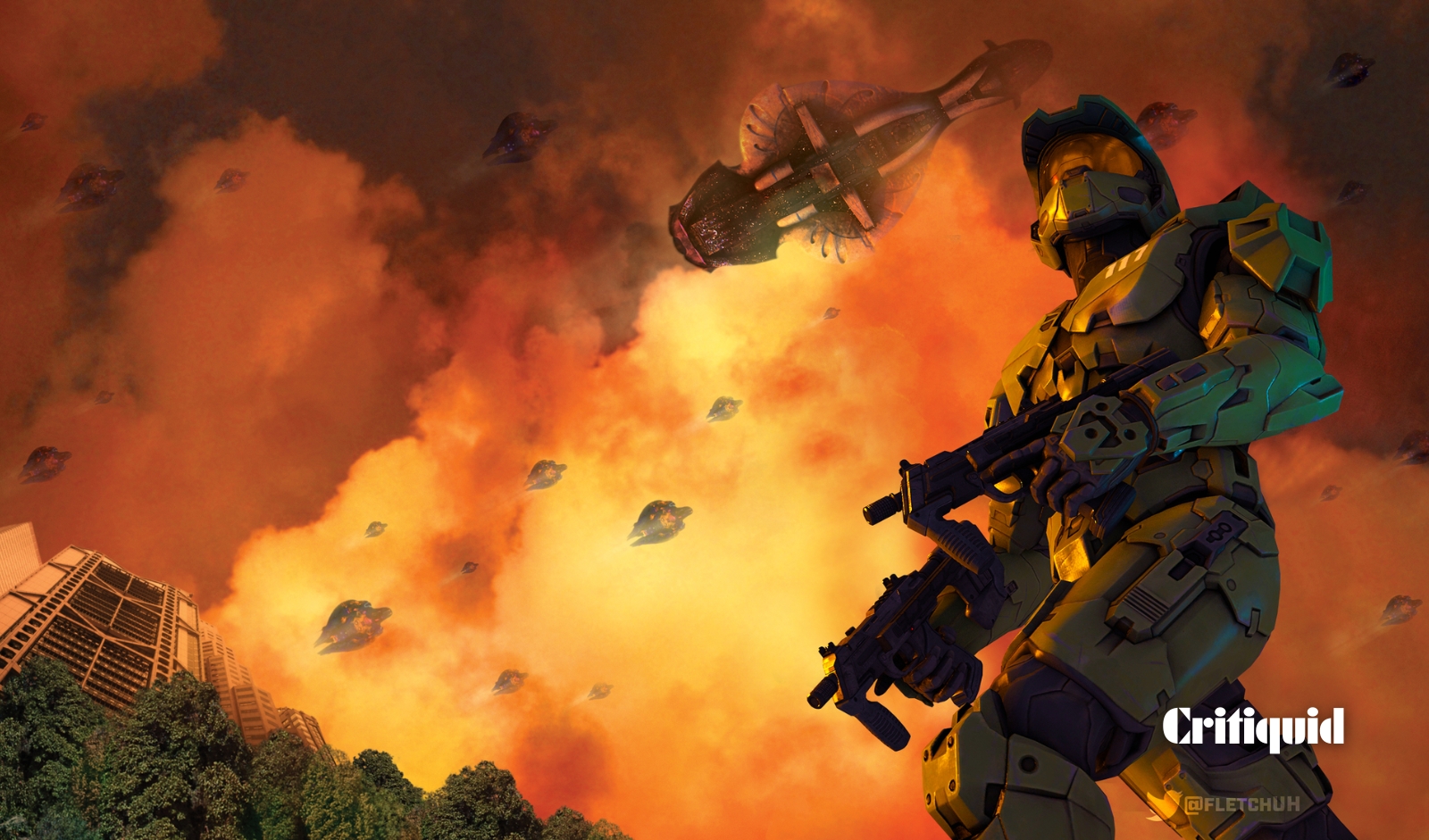 Halo 2 key art