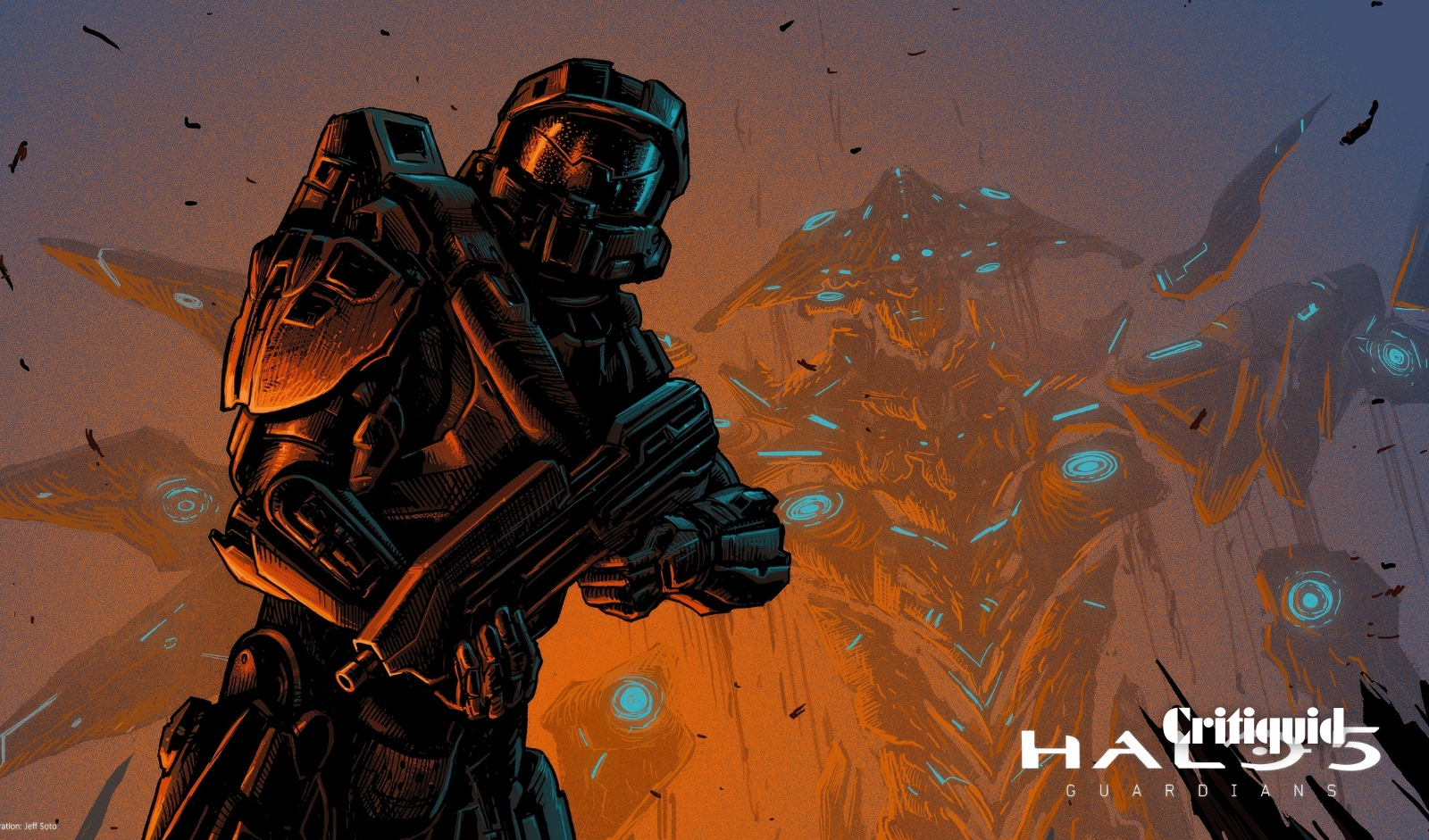 Halo 5 Guardians key art