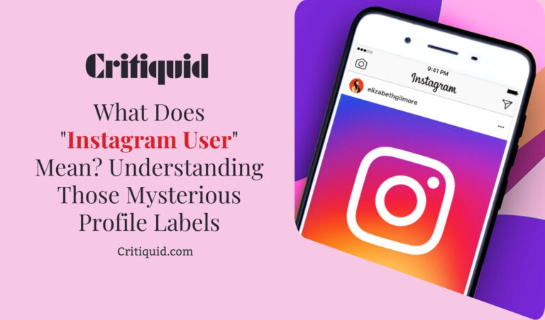 What Does Instagram User Mean