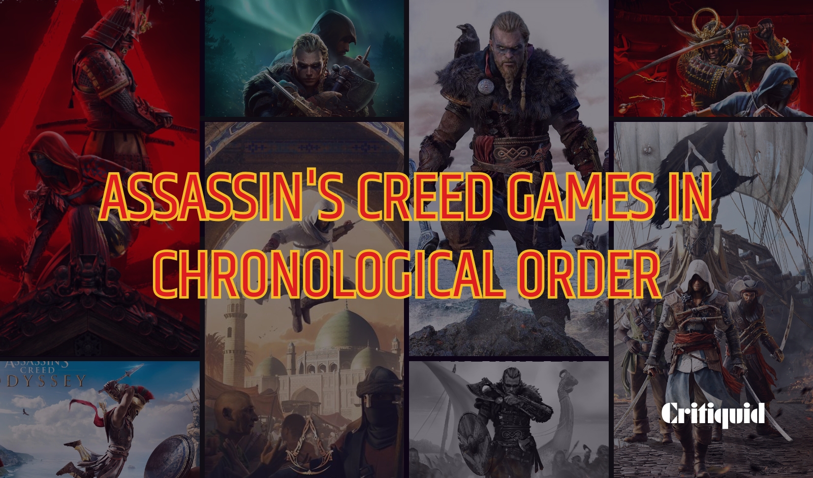 assassin's creed games in chronological order