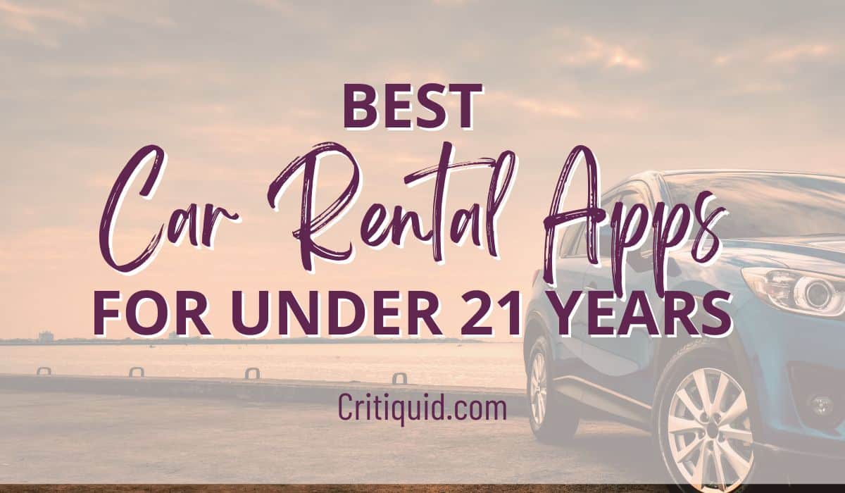 car rental apps for under 21 year old