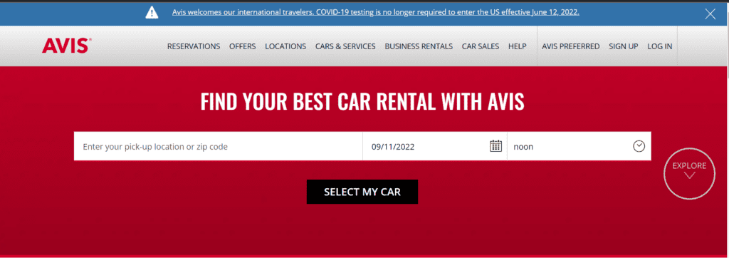 Car Rental apps for under 21 year old