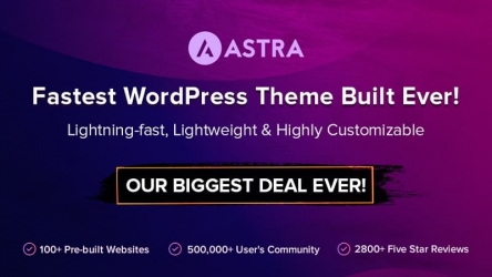 Astra Theme Black Friday Sale 2020 – Upto 40% Discount, Biggest Ever Deal!